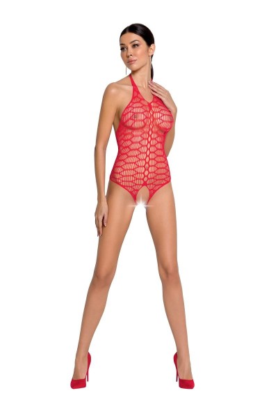 Roter Ouvert Body BS087 von Passion